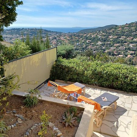 Appartement Rez De Jardin Dans Villa Vue Mer 滨海卡瓦莱尔 外观 照片